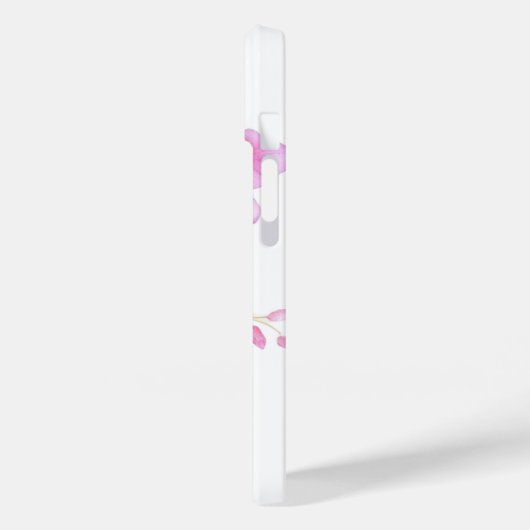 Mooi roze waterverf kersenbloesems script Case-Mate iPhone case (Achterkant / Links)
