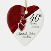 Mooi Rudy Jubileum 💕 Keepomwille Keramisch Ornament (Rechts)