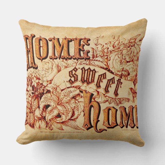 Mooi Rustiek Thuis Sweet Home Kussen (Voorkant)