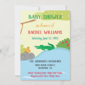 Mooi Safari Baby shower Kaart (Voorkant)