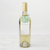 Mooi Sage Succulent Wedding Flessenhanger (Op fles)