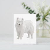 Mooi Samoyed Briefkaart (Staand voorkant)