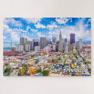 Mooi San Francisco, Californië, Verenigde Staten Legpuzzel