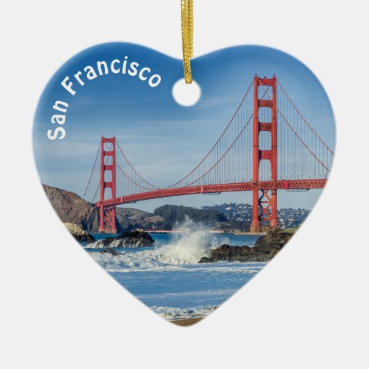 Mooi San Francisco, keramisch Ornament voor het ha (Voorkant)