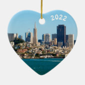 Mooi San Francisco, keramisch Ornament voor het ha (Achterkant)