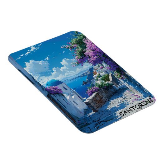 Mooi Santorini Griekenland Ocean Uitzicht Magneet (Rechterzijde)