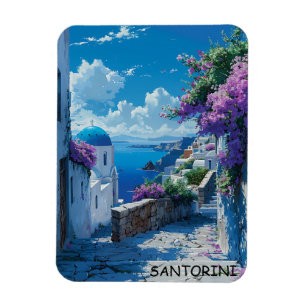 Mooi Santorini Griekenland Ocean Uitzicht Magneet