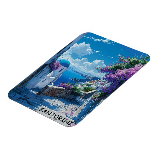 Mooi Santorini Griekenland Ocean Uitzicht Magneet (Linkerzijde)