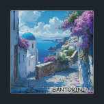 Mooi Santorini Griekenland Ocean Uitzicht Magneet<br><div class="desc">Stijlvolle en trendy Santorini Griekenland Magnet toont de unieke architectuur en het kusteiland van het uitzicht. Geweldig souvenir en cadeau idee voor elke toerist.</div>