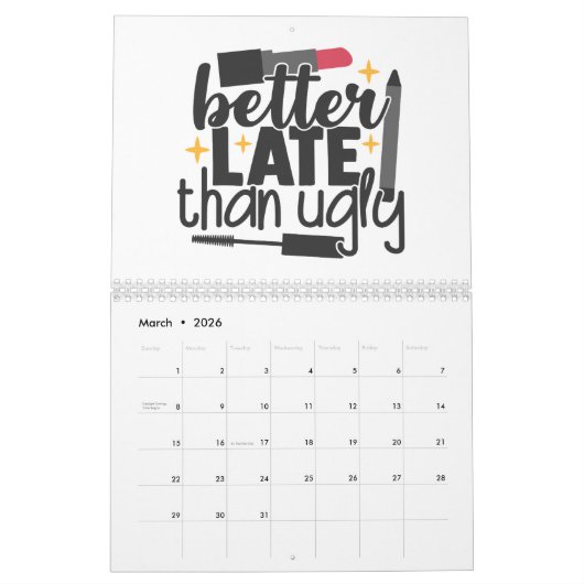 Mooi Sarcasm Kalender (Mar 2026)