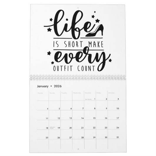 Mooi Sarcasm Kalender (Jan 2026)