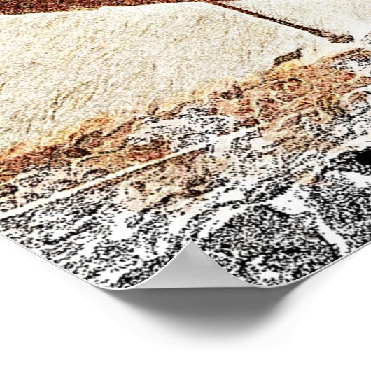 Mooi Sardinië Italiaans eiland Mediterraan Poster (Hoek)