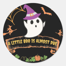 Mooi schattig klein halloween boo Sinaasappel Baby