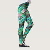 Mooi Schilderachtige Paua Abalone Legging (Rechts)