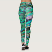 Mooi Schilderachtige Paua Abalone Legging (Achterkant)
