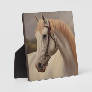 Mooi schilderij van paarden fotoplaat