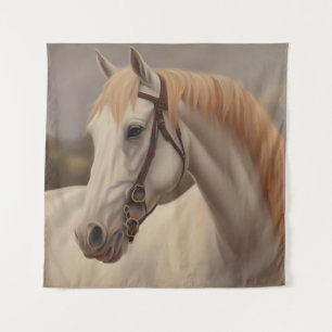Mooi schilderij van paarden wandkleed