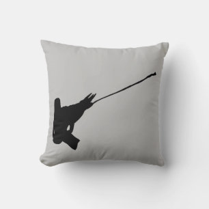 Mooi schot! Jackson's Chameleon silhouette Kussen