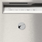 Mooi schot! Jackson's Chameleon silhouette Magneet (Insitu (Vaatwasser))