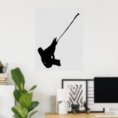 Mooi schot! Jackson's Chameleon silhouette Poster (Thuiskantoor)