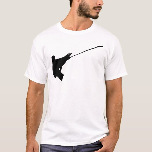 Mooi schot! Jackson's Chameleon silhouette T-shirt (Voorkant)