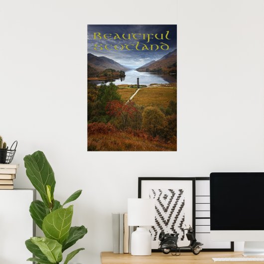 Mooi Schotland, Glenfinnan Monument Poster (Thuiskantoor)