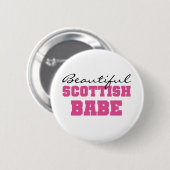 Mooi Schots baby Ronde Button 5,7 Cm (Voorkant /achterkant)