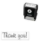 Mooi schrift bedankt  zelfinktende stempel (In situ)