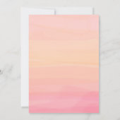 mooi script Bridal douchebelletje Kaart (Achterkant)