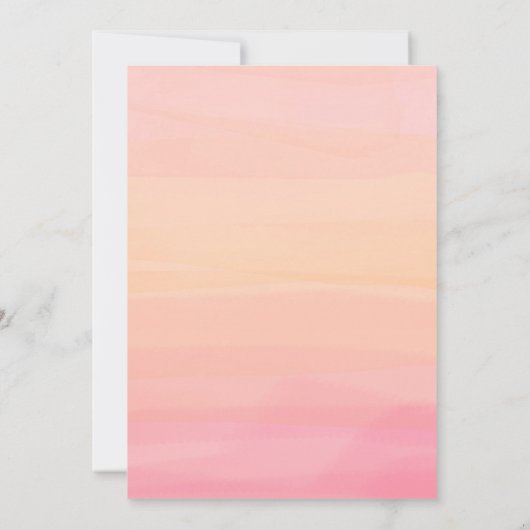 mooi script Bridal douchebelletje Kaart (Achterkant)