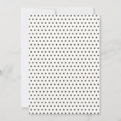 Mooi script met de aankondiging van de geboortefot (Achterkant)