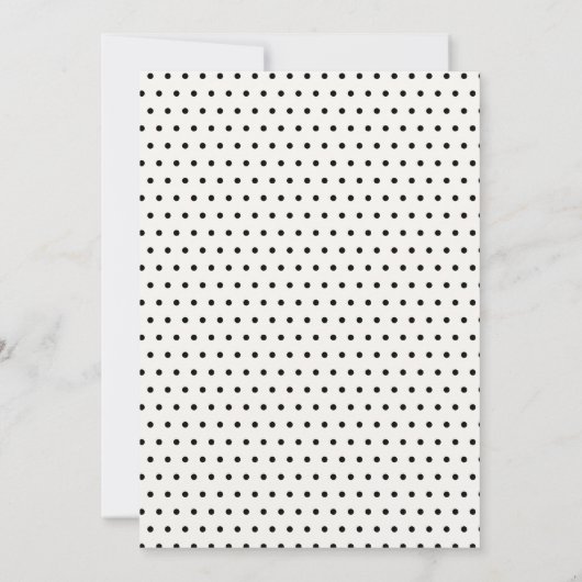 Mooi script met de aankondiging van de geboortefot (Achterkant)