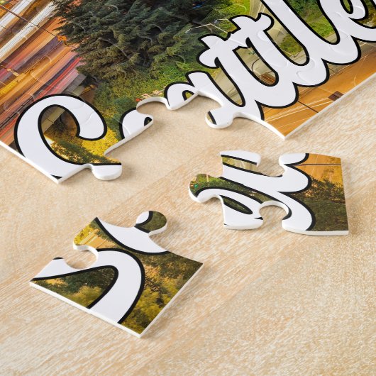 Mooi Seattle, Washington Legpuzzel (Zijkant)