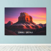 Mooi Sedona Arizona Red Rocks landschap Art C Canvas Afdruk (Insitu (Houten vloer))