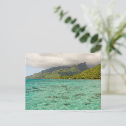 Mooi Sheraton Resort in Moorea, Frans Briefkaart (Staand voorkant)