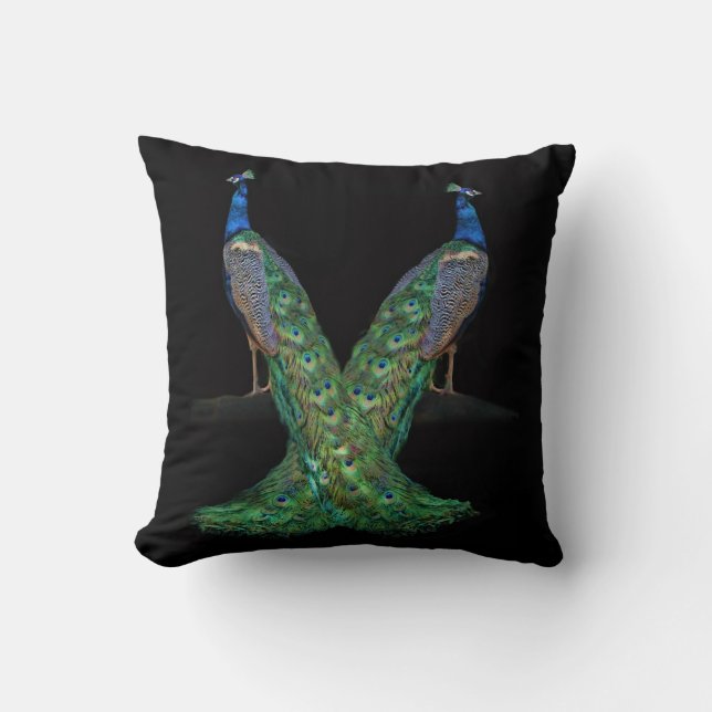 Mooi Sierkussen van Decor Peacock (Voorkant)