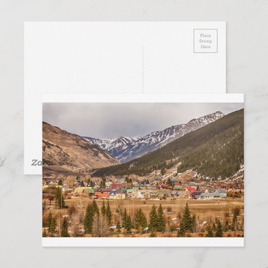Mooi Silverton Colorado Briefkaart (Voorkant / Achterkant)