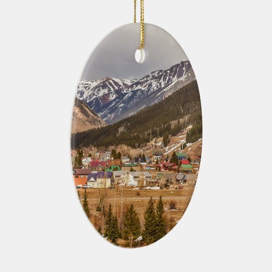 Mooi Silverton Colorado Keramisch Ornament (Rechts)