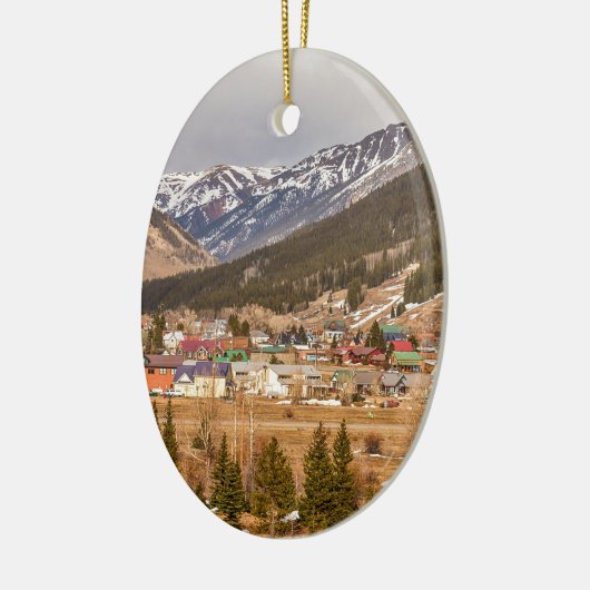 Mooi Silverton Colorado Keramisch Ornament (Links)