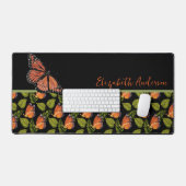 Mooi Sinaasappels vlinderpatroon met naam Bureaumat (Keyboard & Muis)