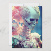 Mooi Skelet Bruid Bruiloft Uitnodiging (Voorkant)