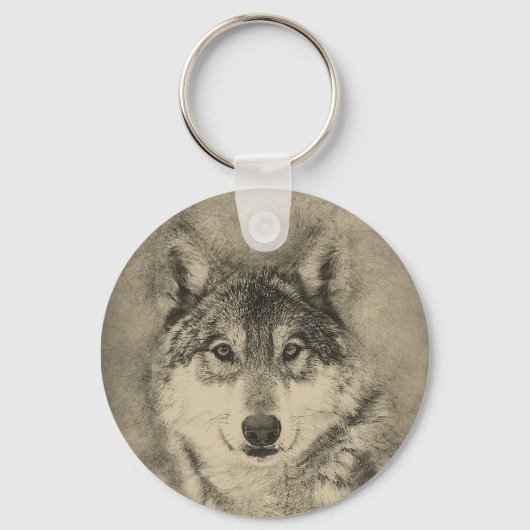 Mooi Sleutelhanger voor Timber Wolf (Voorkant)