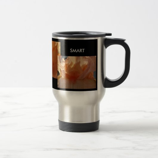 MOOI SLIMME MOEDER Cadeaumoederkoffiebeker Reisbeker (Rechts)