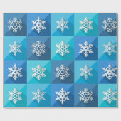 Mooi sneeuwvlok Collectie Cadeaupapier (Vlak)