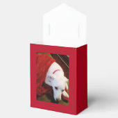 Mooi Snowy White Puppy Dog Red Kerstmis Bedankdoosjes (Geopend)