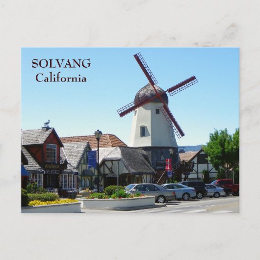 Mooi Solvang-Briefkaart! Briefkaart (Voorkant)