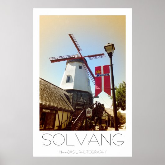 Mooi Solvang-Poster! Poster (Voorkant)
