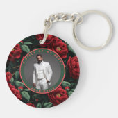 Mooi speciaal herinneringsgeschenk Bloemisterij Ga Sleutelhanger (Achterkant)