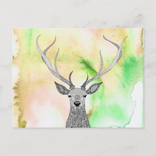 Mooi Stag Briefkaart (Voorkant)