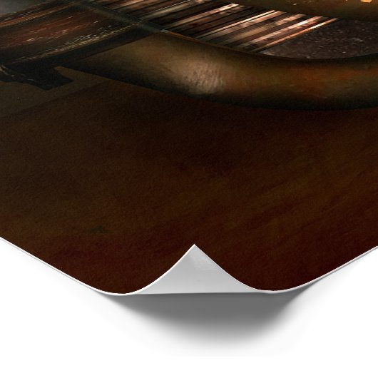 Mooi Steampunk-Poster Poster (Hoek)